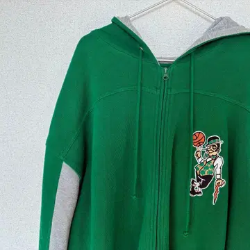 NBA 보스턴 셀틱스 풀 집업 후드티 팀 로고