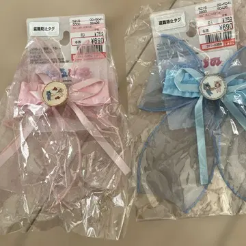 치로피노 치로루와 피노 리본 헤어 액세서리 2색 세트