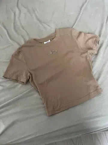 BORN TOWN 반팔 T셔츠 사이즈 1 베이지