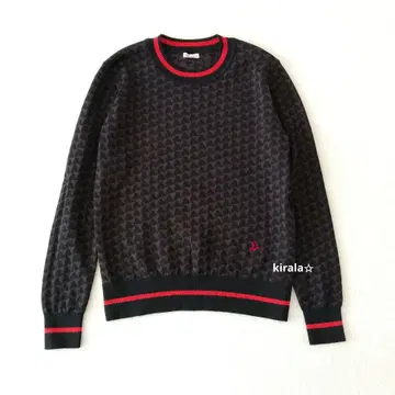 드레 스테리아 풀오버 니트 36 기하학 패턴