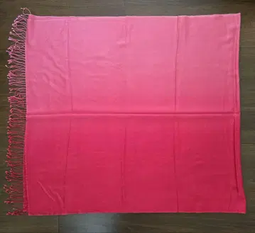 스톨 스카프 대형 빨간색 그라데이션