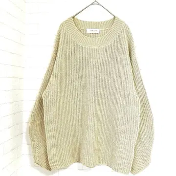 SIMPLICITE' 심플리시떼 드롭 숄더 볼륨 소매 니트