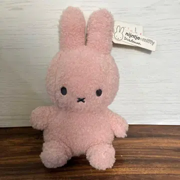 미피 리사이클 테디 핑크 봉제 인형 토끼
