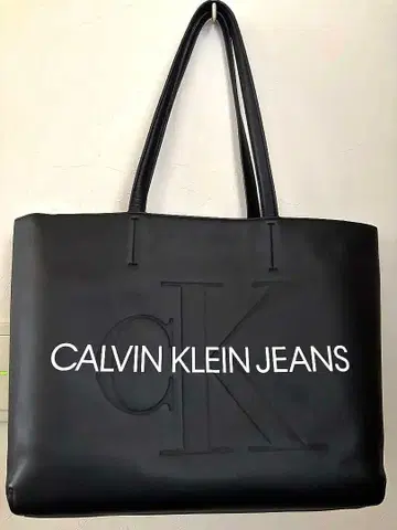 CALVIN KLEIN JEANS 블랙 토트백 숄더 가능