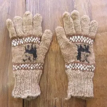 새상품 알파카 장갑 알파카 모 소재 페루 에스닉 동양풍 스타일 M153