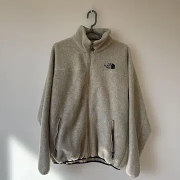 THE NORTH FACE 플리스 자켓 그레이 화이트 그레이지