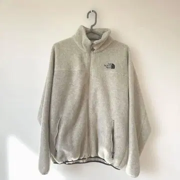 THE NORTH FACE 플리스 자켓 그레이 화이트 그레이지