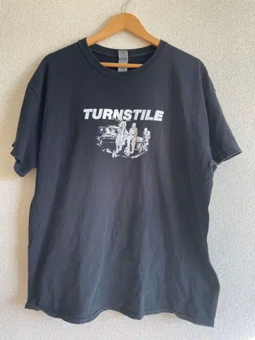 TURNSTILE 티셔츠 블랙 XL