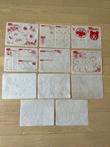 즉시 구매 OK! 호빵맨 따라쓰기 시트 11장 세트