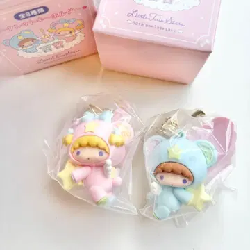 2종 시크릿 키링 리틀트윈스타 별하늘의 엔젤 디자인