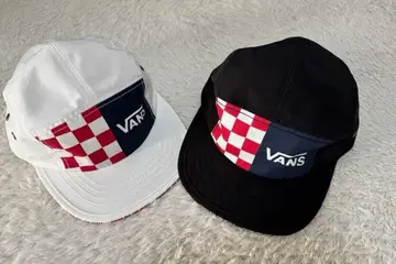 VANS 체커 패턴 캡 2세트