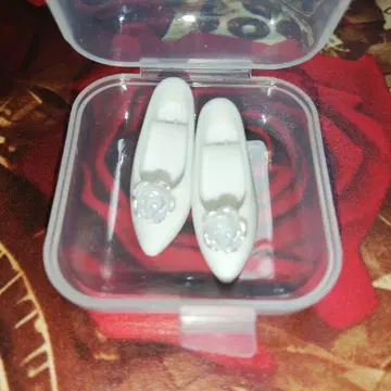 초대 리카짱 커스텀 펌프스 화이트 오로라 클리어 로즈