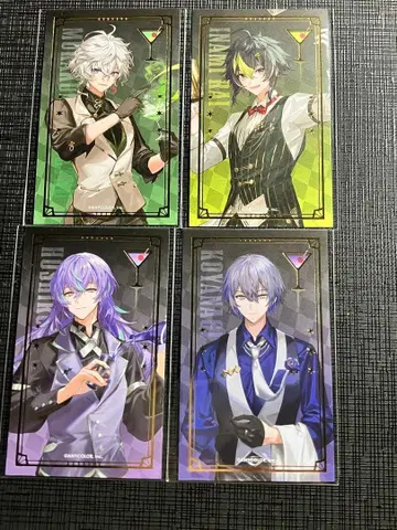 Dytica 애니카페 금박 칵테일 카드