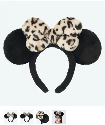 새상품 디즈니 레오파드 무늬 미니 머리띠 2025