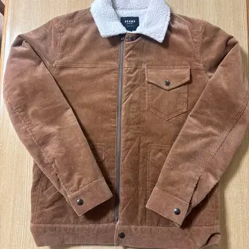 코듀로이 보아 옷깃 자켓 베이지