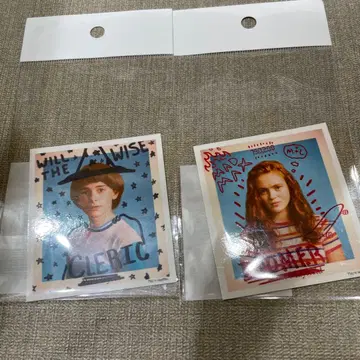 스트레인저 싱스 미지의 세계 5 팬 페스티벌 굿즈 스티커 2장