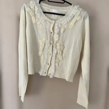 LIZ LISA 아이보리 니트 가디건