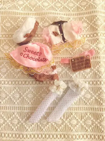 리카짱 코디 드레스 세트 SWEETS 초코