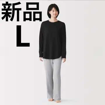 새상품 MUJI 무인양품 긴팔 룸웨어 세트 L