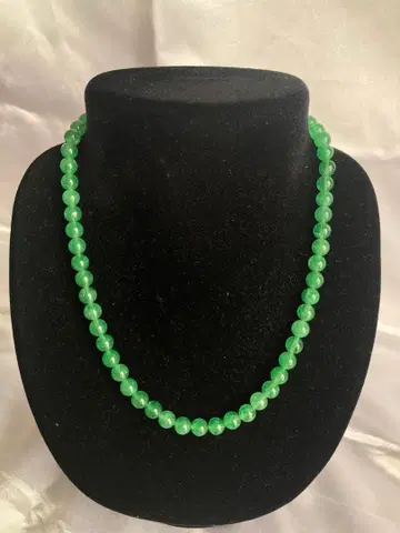 인도 비취(아벤츄린) 목걸이