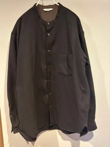 URBAN RESEARCH DOORS 다크 브라운 긴팔 셔츠