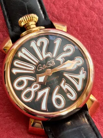 GAGA 밀라노 마누알레40 쿼츠 새상품 배터리 교체 완료