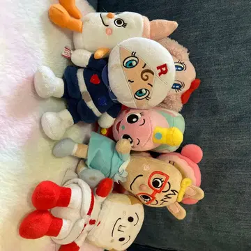 호빵맨 봉제 인형 7체 세트