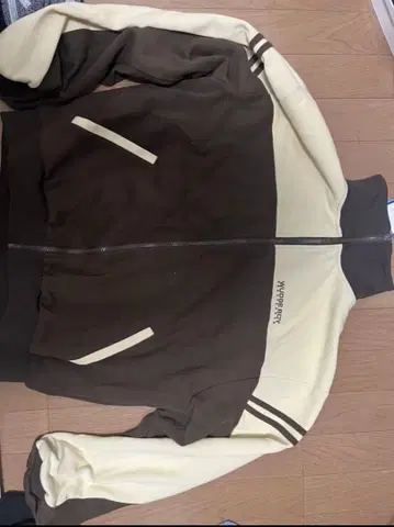 WUDGE BOY 집업 자켓 브라운/크림