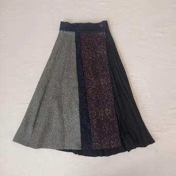 UNITED TOKYO 레이어드 플리츠 스커트 유나이티드 도쿄