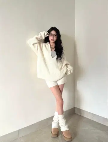 스키퍼 니트 셋업