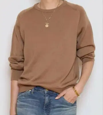 금기 WISH 크루넥 풀오버 카멜 DeuxiemeClasse