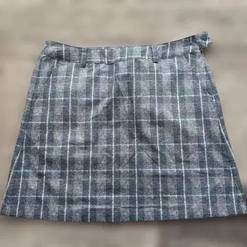 체크 무늬 미니 스커트 빔즈 골프