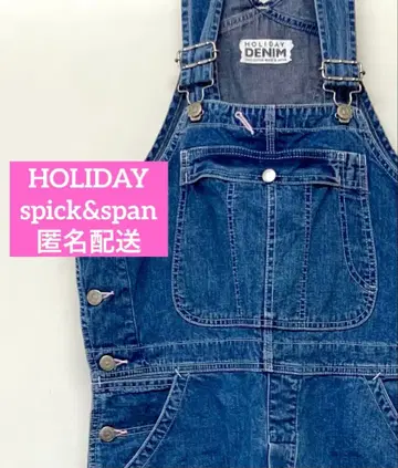 HOLIDAY spick&span 별주 빅 데님 오버롤 1