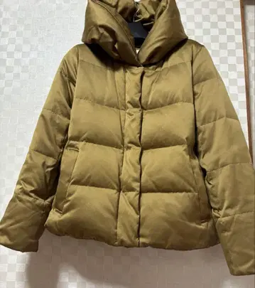 OPAQUE.CLIP 후드 부착 다운 자켓