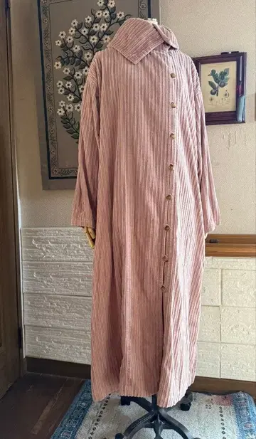 야코 리카르도 코듀로이 롱 코트