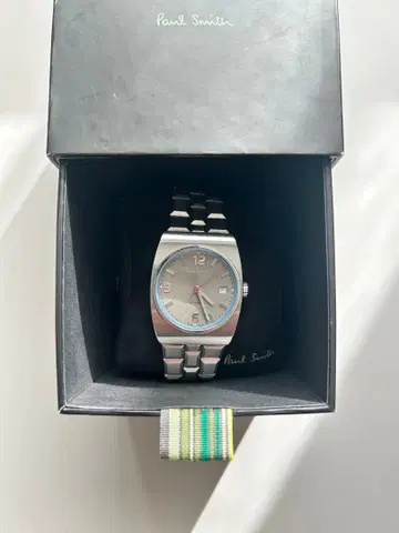 폴 스미스 쿼츠 손목시계 실버 자동 와인딩