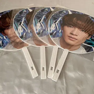 Snow Man 부채 4개 세트