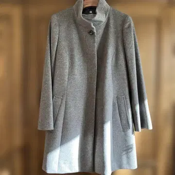 23구 그레이 캐시미어 100% 코트