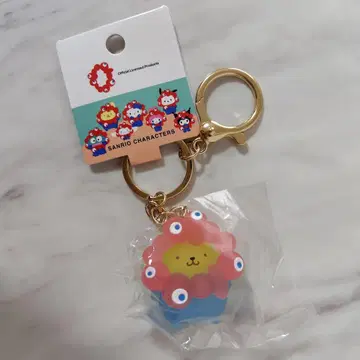 폼폼푸딩 산리오 미야쿠미야쿠 클리어 컬러 마스코트 키링