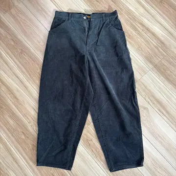 JOURNAL STANDARD 와이드 팬츠 다크 그레이 코듀로이 팬츠