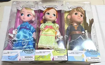 디즈니 애니메이터 인형 안나와 엘사 크리스토프