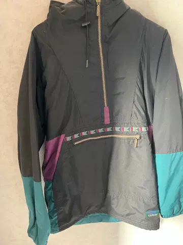LLbean 아노락 후드티 90's