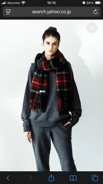 DONGLI RECYCLED 캐시미어 100% 대형 스톨