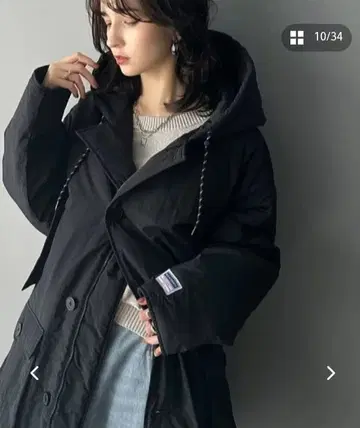 [ JAVA 콜라보 ] 충전솜 자켓 코트 블랙 XL 새상품