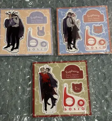 타카사키 보스코 개인전 Euphoria 아크릴 스탠드 3종 세트