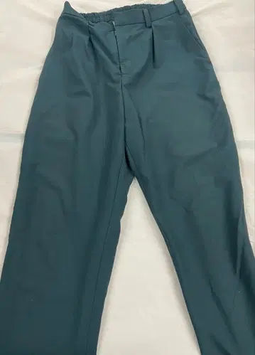 BOC 슬랙스 팬츠 짙은 녹색 허리밴딩 오리지널 상품
