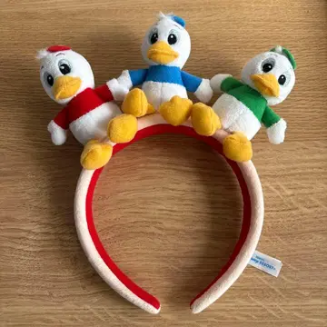 덕 트리오 봉제 인형 머리띠