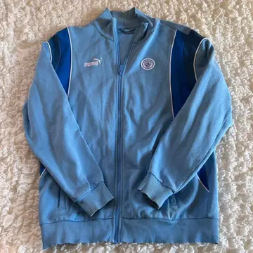 PUMA 라이트 블루 집업 자켓 M