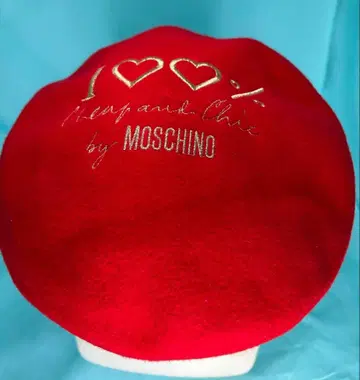 모스키노 MOSCHINO 베레모 90s 빨간색 vintage 울