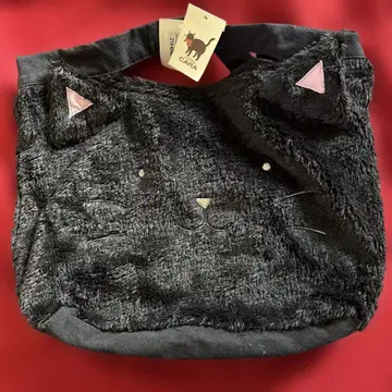 HIKOSO by CARA 고양이 귀 토트백 고양이 얼굴 비행선 런치백